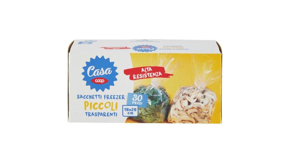 Sacchetti Freezer Piccoli Trasparenti 18x28 Cm