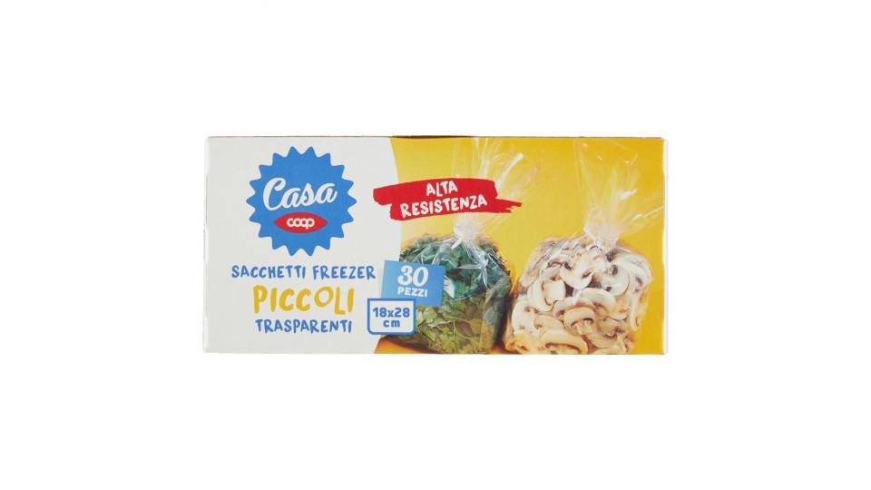Sacchetti Freezer Piccoli Trasparenti 18x28 Cm