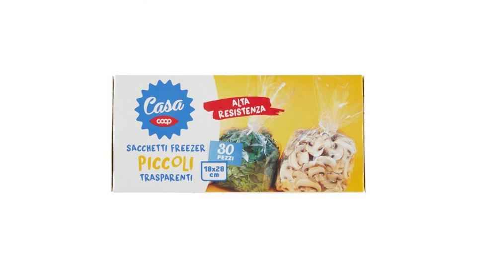 Sacchetti Freezer Piccoli Trasparenti 18x28 Cm