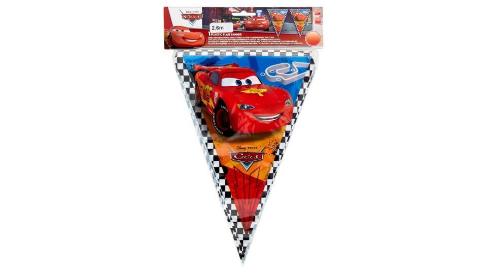 Decorata Party Festone Bandierine In Plastica Disney Cars