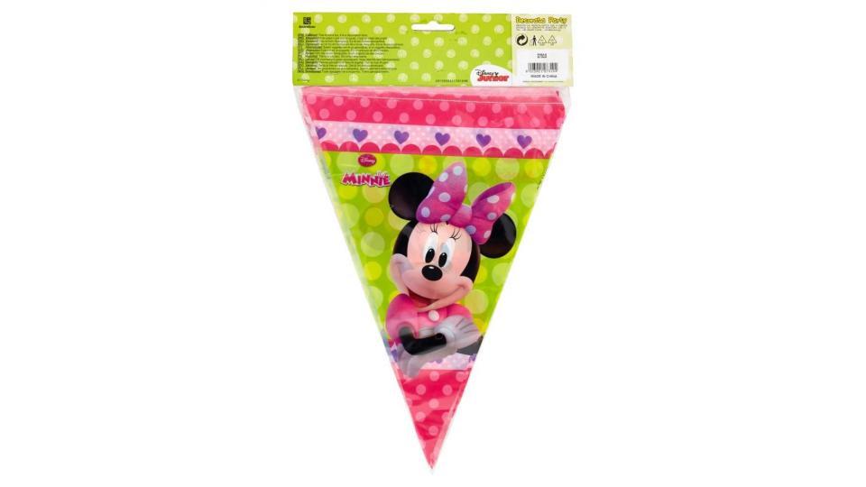 Decorata Party Festone Bandierine In Plastica Disney Minnie
