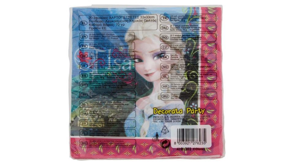 Decorata Party 20 Tovaglioli Disney Frozen