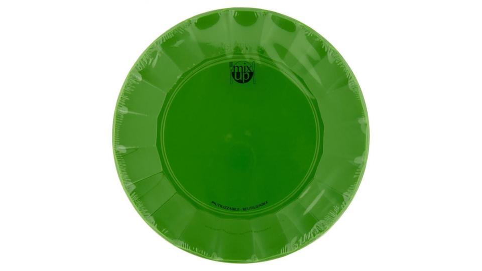 Mix Up Piatti In Plastica 19 Cm Verdi