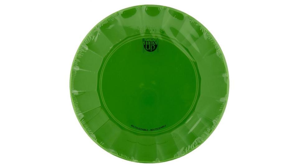 Mix Up Piatti In Plastica 19 Cm Verdi