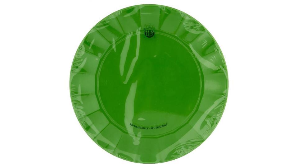 Mix Up Piatti In Plastica 27 Cm Verdi