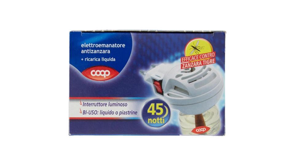 Elettroemanatore Antizanzara + Ricarica Liquida