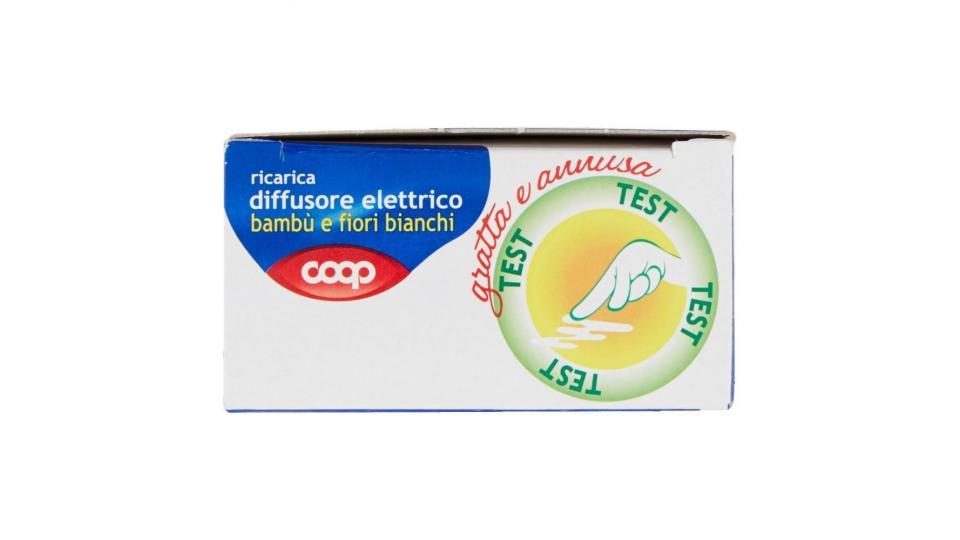 Ricarica Diffusore Elettrico Bambù E Fiori Bianchi 2in1