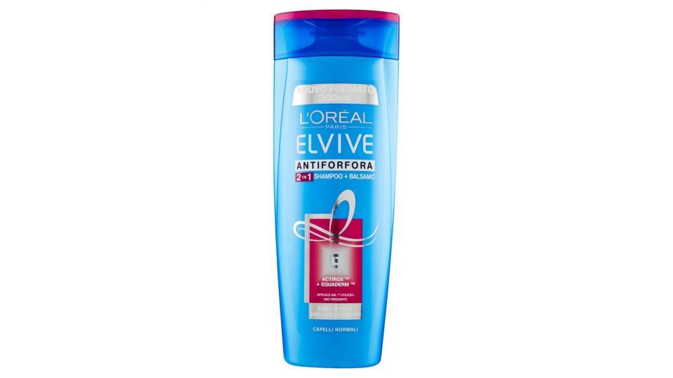 Elvive Antiforfora 2in1 Shampoo + Balsamo Capelli Normali