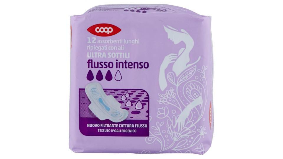 Assorbenti Lunghi Ripiegati Con Ali Ultra Sottili Flusso Intenso