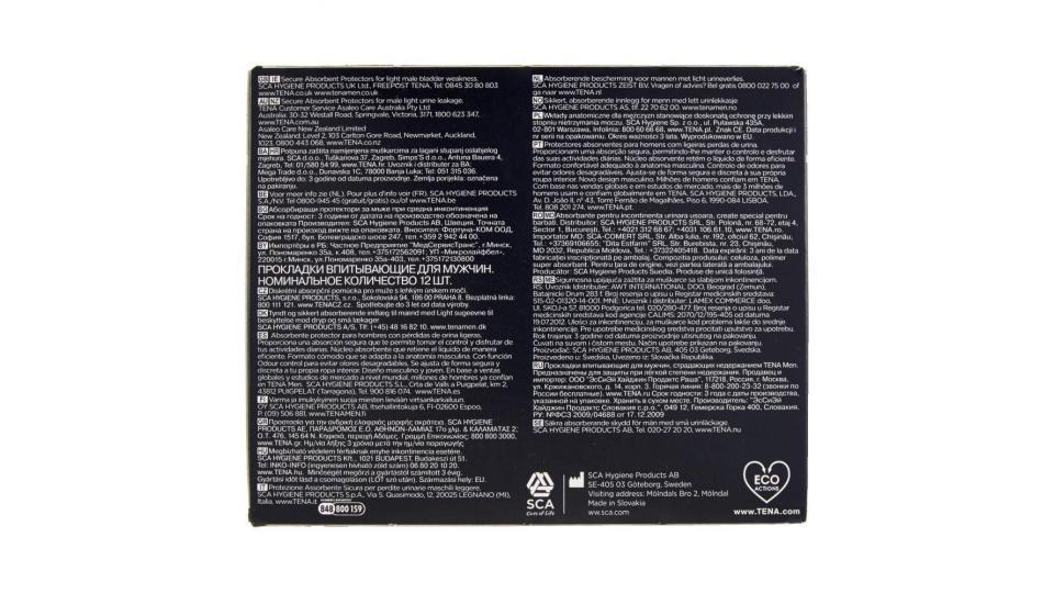 Tena Men Absorbent Protector Level 1 Light