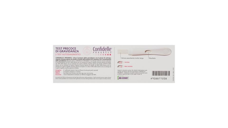 Confidelle Progress Test Precoce Di Gravidanza