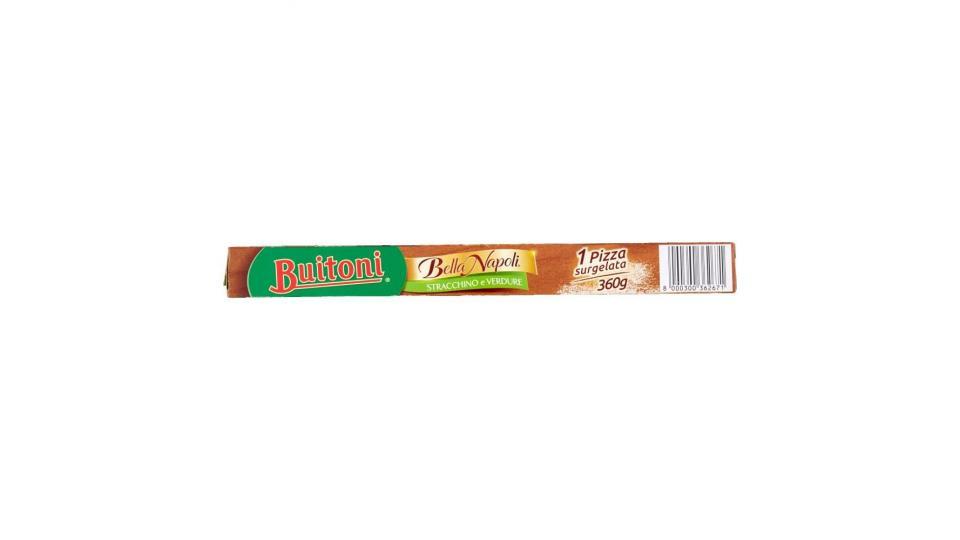 Buitoni Bella Napoli Stracchino E Verdure Pizza Con Verdure E Stracchino Surgelata 360g (1 Pizza)