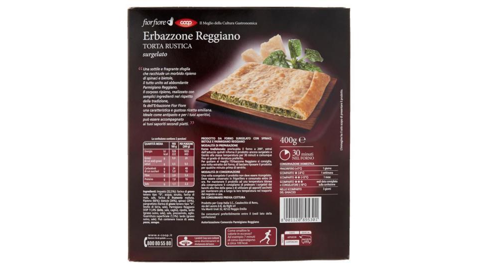 Erbazzone Reggiano Torta Rustica Surgelato