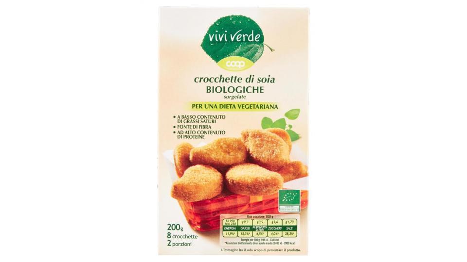 Crocchette Di Soia Biologiche Surgelate 8 Crocchette