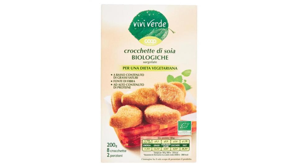 Crocchette Di Soia Biologiche Surgelate 8 Crocchette