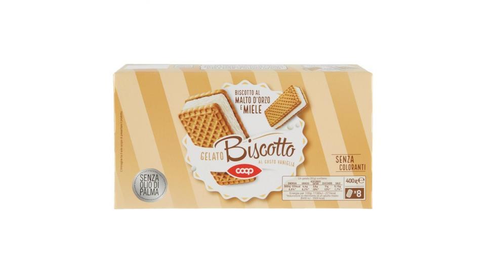 Gelato Biscotto Al Gusto Vaniglia