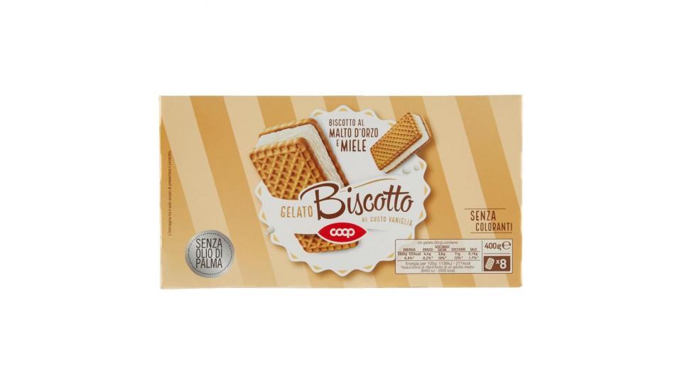 Gelato Biscotto Al Gusto Vaniglia