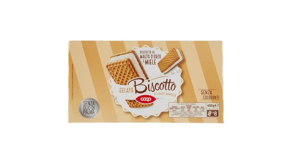 Gelato Biscotto Al Gusto Vaniglia