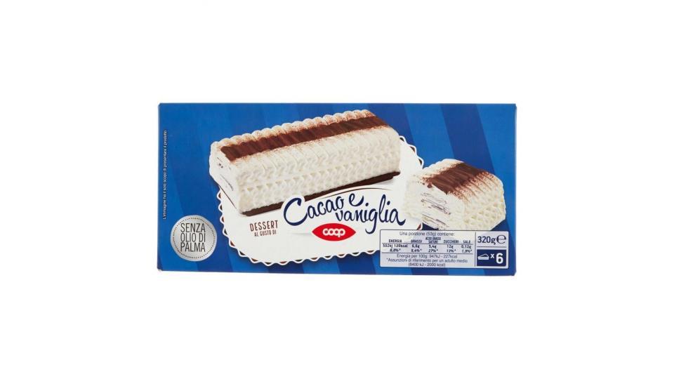 Dessert Al Gusto Di Cacao E Vaniglia