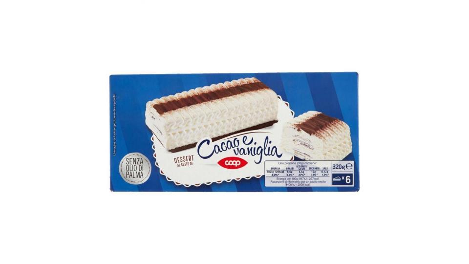 Dessert Al Gusto Di Cacao E Vaniglia