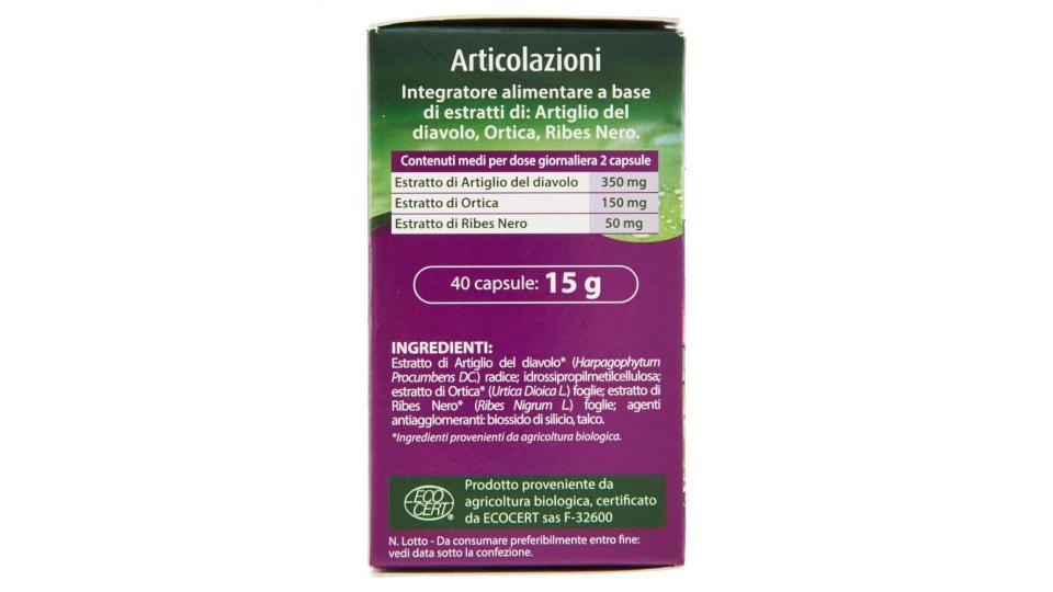 Bio&vegan Articolazioni 40 Capsule