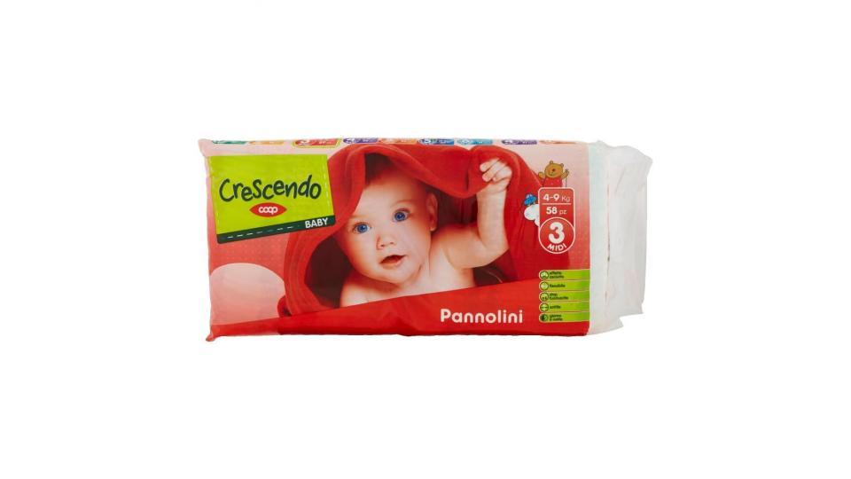 Baby Pannolini 3 Midi 4-9 Kg