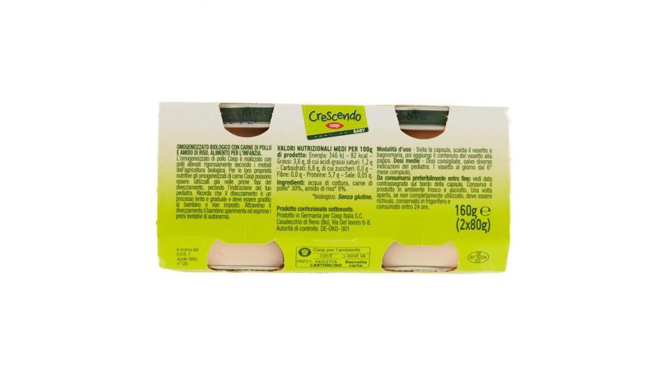 Baby Pollo Omogeneizzato Biologico Con Carne