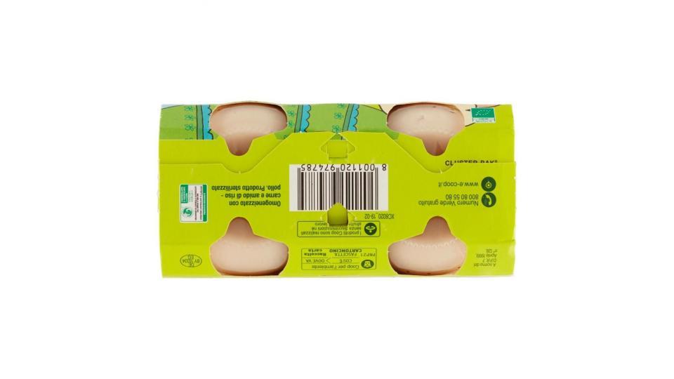 Baby Pollo Omogeneizzato Biologico Con Carne