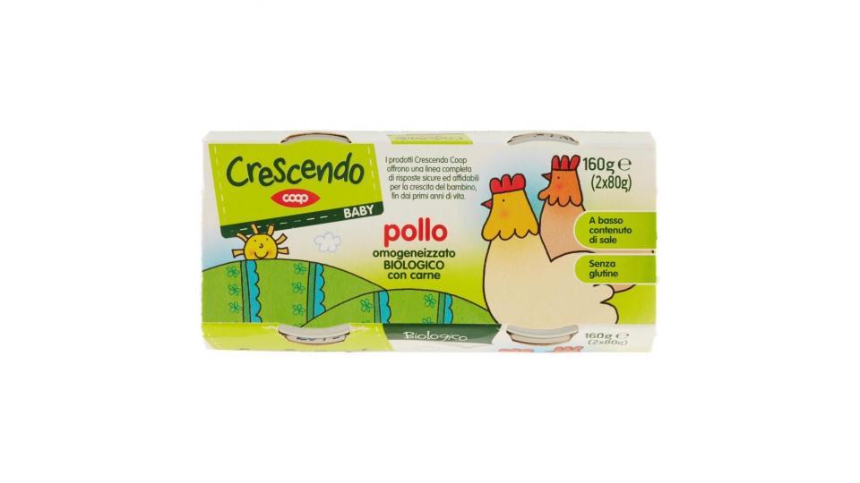 Baby Pollo Omogeneizzato Biologico Con Carne