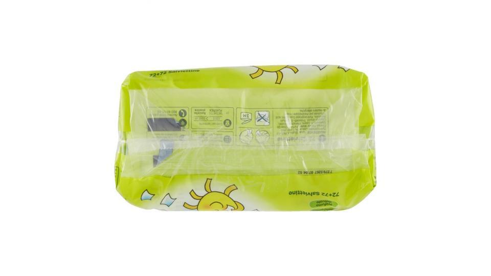 Baby Salviettine Detergenti 72+72 Pz