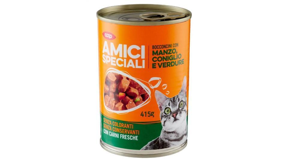 Bocconcini Con Manzo, Coniglio E Verdure