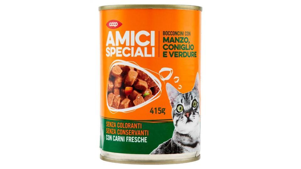 Bocconcini Con Manzo, Coniglio E Verdure