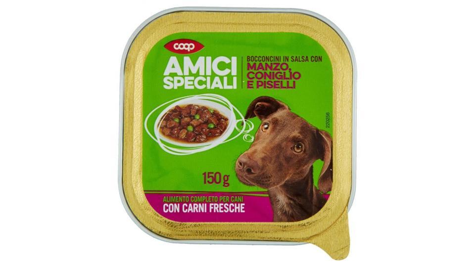 Bocconcini In Salsa Con Manzo, Coniglio E Piselli
