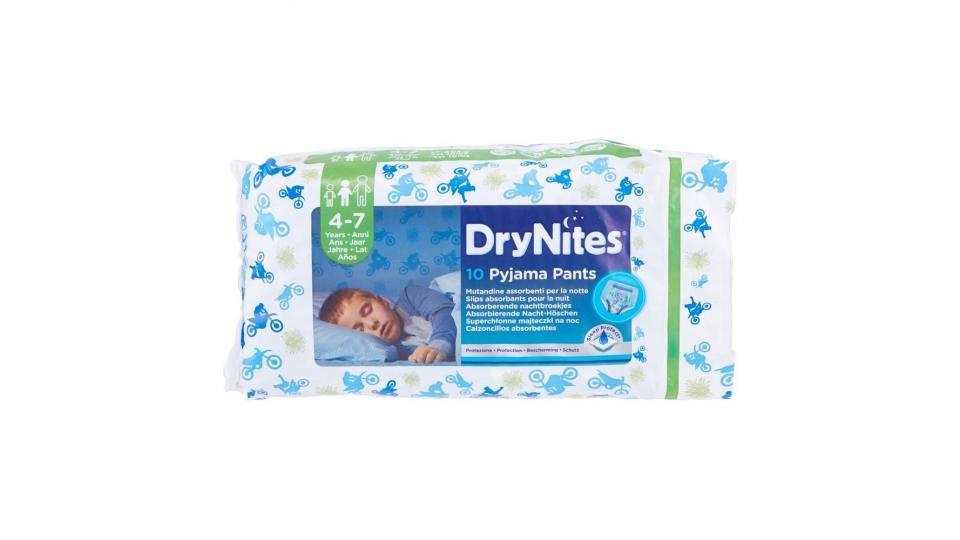 Drynites 10 Pyjama Pants 4-7 Anni Maschio