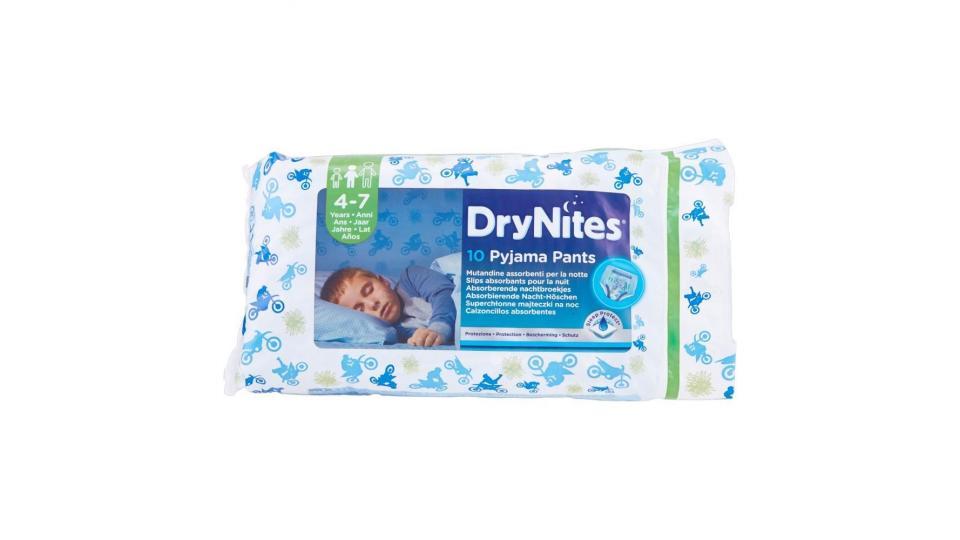 Drynites 10 Pyjama Pants 4-7 Anni Maschio