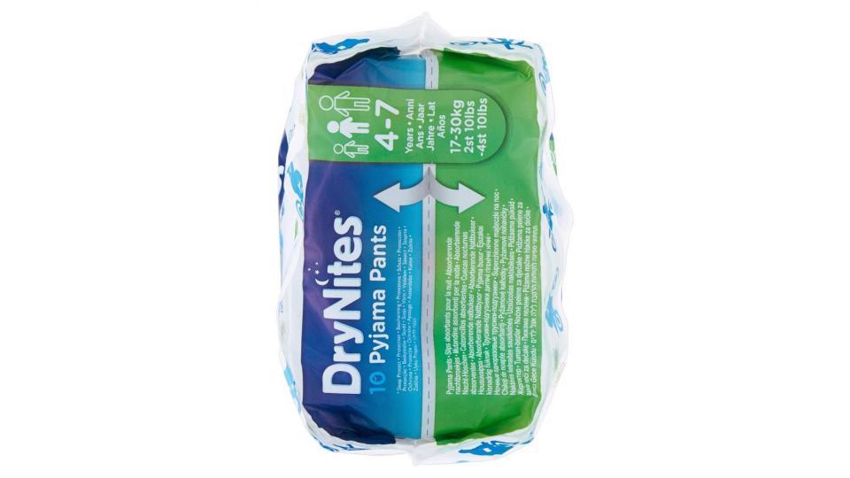 Drynites 10 Pyjama Pants 4-7 Anni Maschio