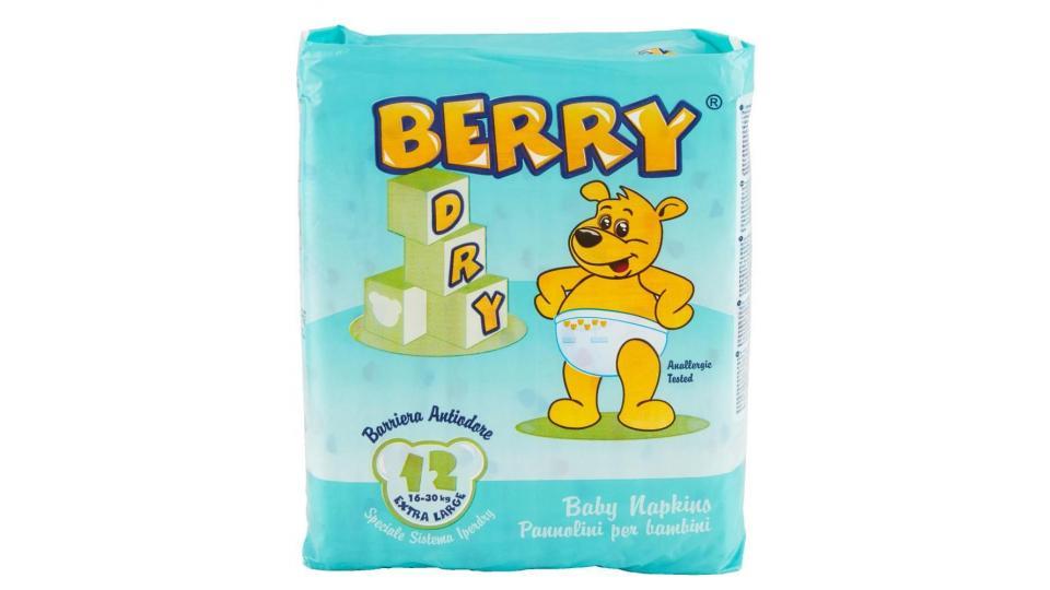 Berry Dry Baby Napkins 16-30 Kg Extra Large