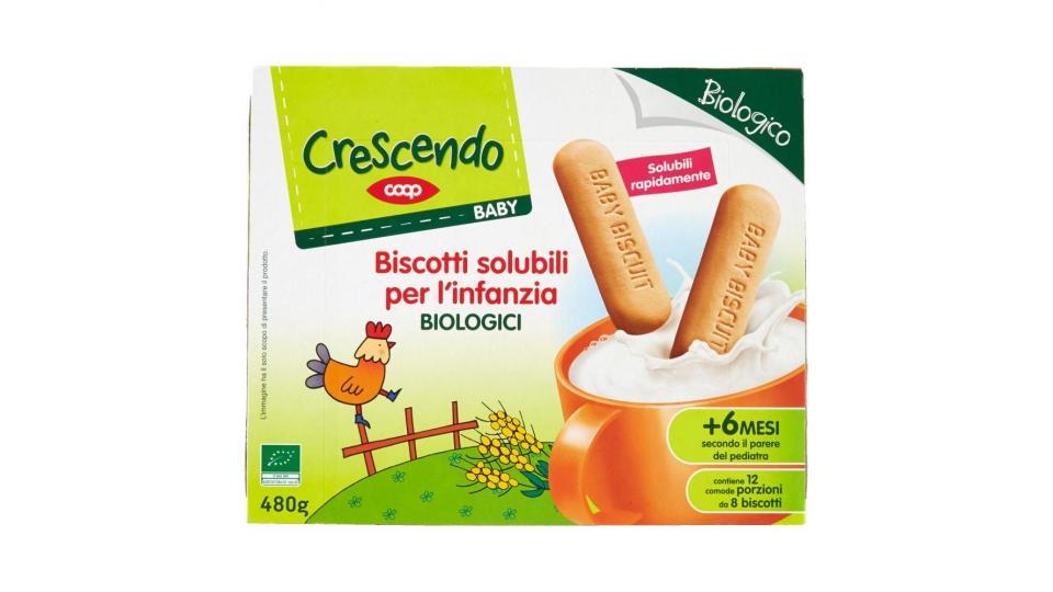 Baby Biscotti Solubili Per L'infanzia Biologici