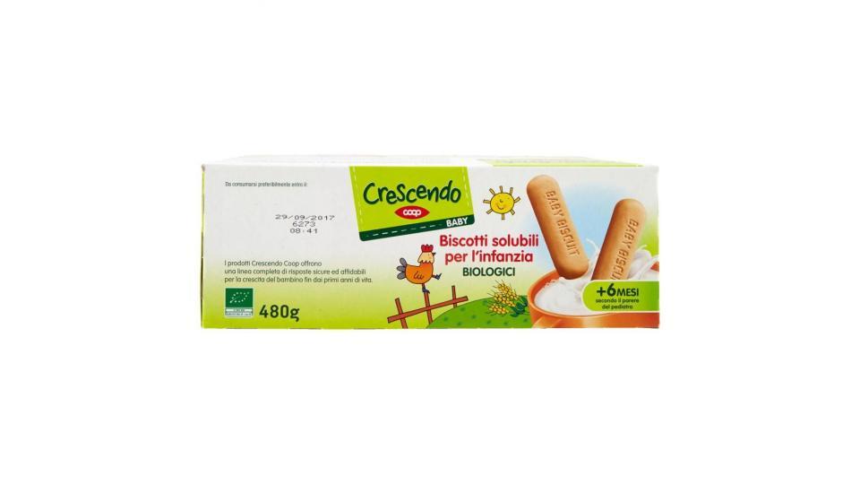Baby Biscotti Solubili Per L'infanzia Biologici