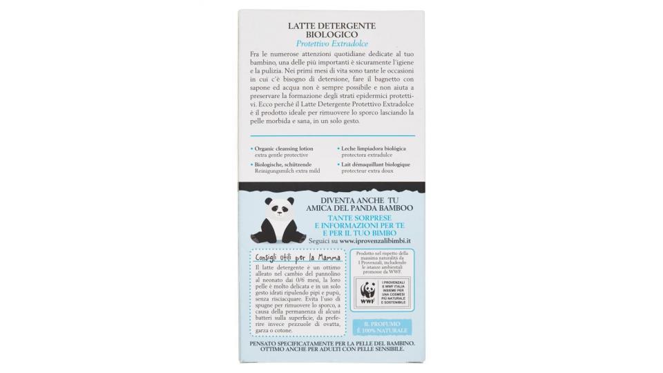 I Provenzali Bio Linea Bimbi Latte Detergente Biologico Protettivo Extradolce