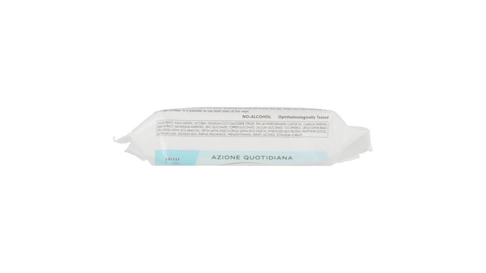 Clinians Hydra Basic 25 Salviette Struccanti Viso, Occhi E Labbra Pelli Normali E Miste