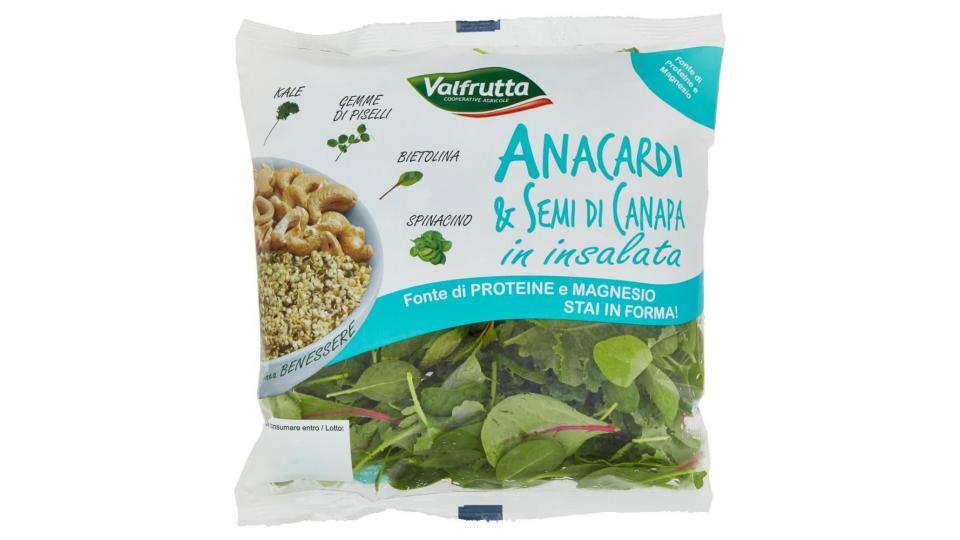 Valfrutta Linea Benessere Anacardi & Semi Di Canapa In Insalata