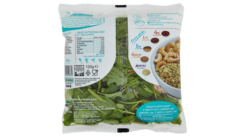 Valfrutta Linea Benessere Anacardi & Semi Di Canapa In Insalata