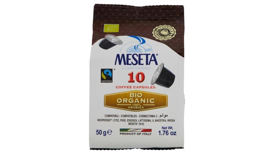Meseta Bio Organic 100% Arabica 10 Coffee Capsules