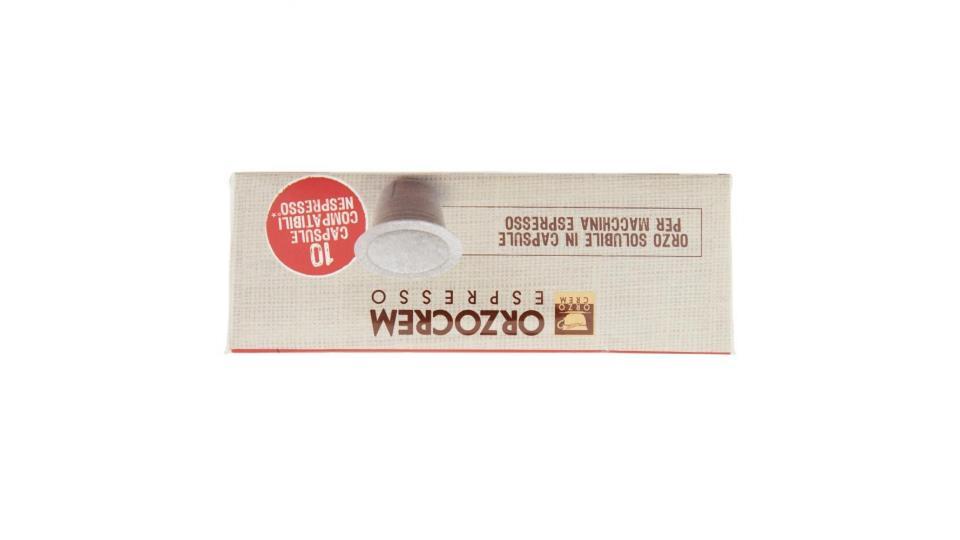 Orzocrem Espresso 10 Capsule