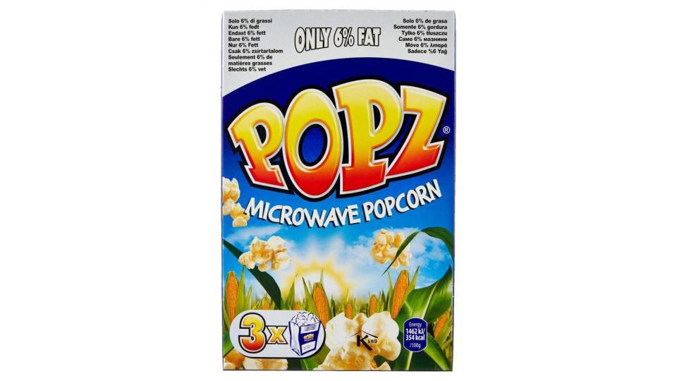 Popz Microwave Popcorn Only 6% Fat