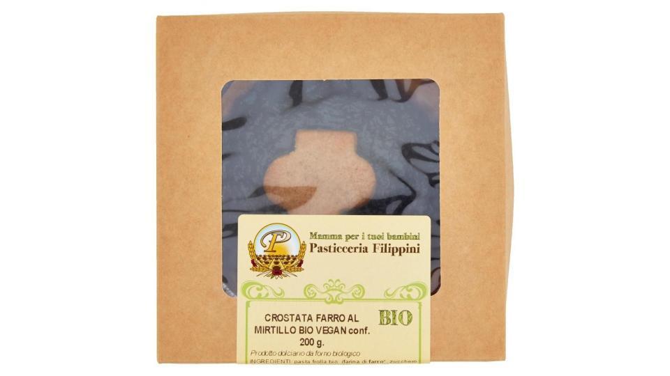Pasticceria Filippini Bio Crostata Farro Al Mirtillo Bio Vegan