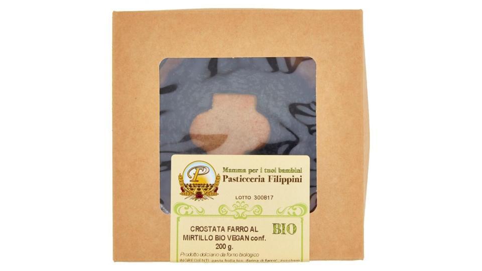 Pasticceria Filippini Bio Crostata Farro Al Mirtillo Bio Vegan