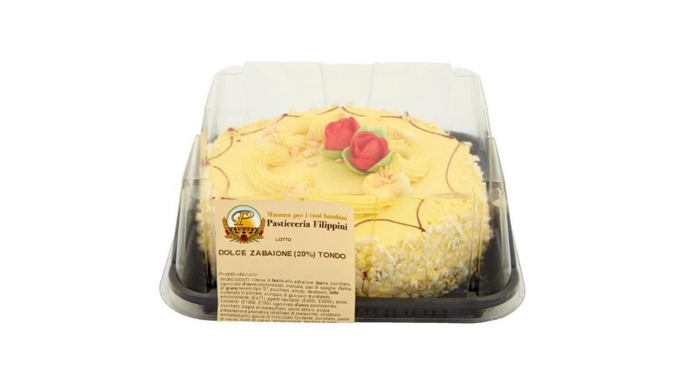 Pasticceria Filippini Dolce Zabaione (20%) Tondo