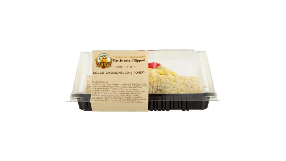 Pasticceria Filippini Dolce Zabaione (20%) Tondo